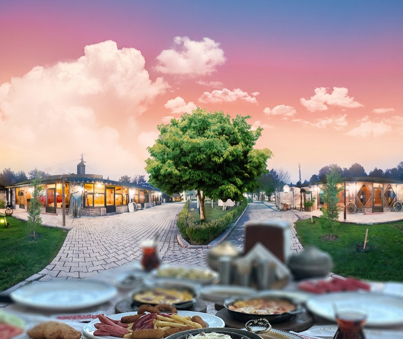 Yıldız Köşkü bahçe ve manzara